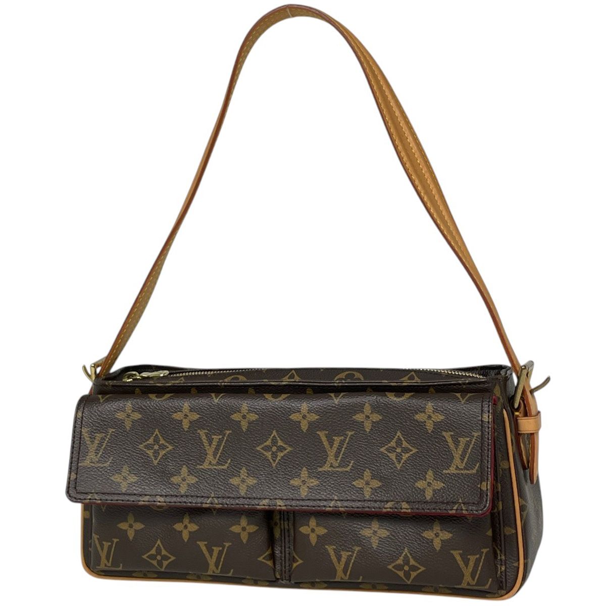 Louis Vuitton MM Shoulder Bag Monogram Brown