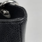 Chanel Tote CC Logo Quilted Grand Shopping GST Caviar Leather Black — view 4