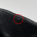 Chanel Tote CC Logo Quilted Grand Shopping GST Caviar Leather Black — view 7