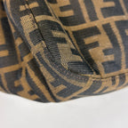 Fendi Shoulder Bag Zucca Pattern Mamma Bucket Canvas Brown — view 3