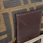 Fendi Shoulder Bag Zucca Pattern Mamma Bucket Canvas Brown — view 4