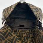 Fendi Shoulder Bag Zucca Pattern Mamma Bucket Canvas Brown — view 7