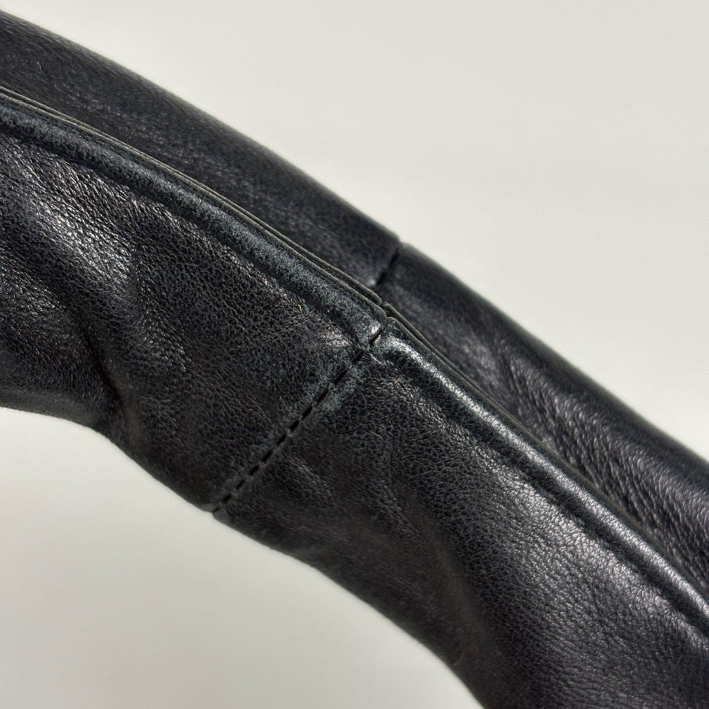 Bottega Veneta Intretchart Shoulder Bag Hobo Leather Black — view 5
