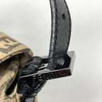 Fendi Shoulder Bag Zucchino Pattern Canvas Beige — view 5