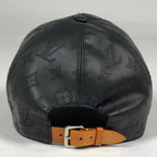 Louis Vuitton Cap Monogram Shadow Hat Leather Noir — view 2