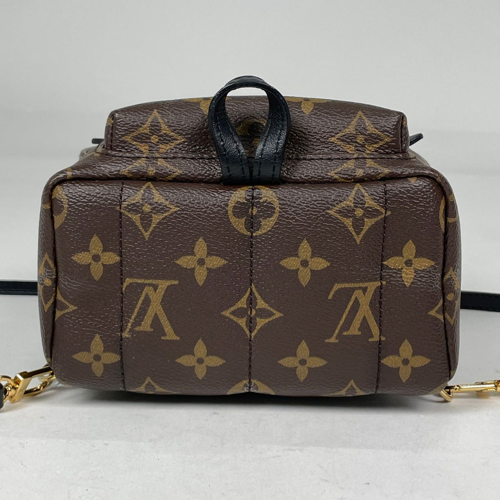 Louis Vuitton Palm Springs Backpack Mini Shoulder Bag Monogram Brown — view 3