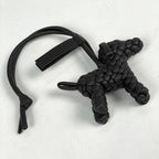 Bottega Veneta Bag Charm Intrecciato Dog Leather Brown — view 2