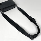 Louis Vuitton Alpha Wearable Wallet Shoulder Bag LV Aerogram Leather Noir — view 6