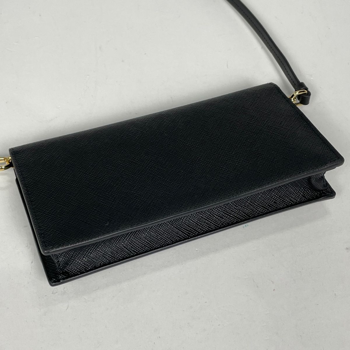 Prada Mini Shoulder Bag 2-Way Saffiano Leather Nero — view 2