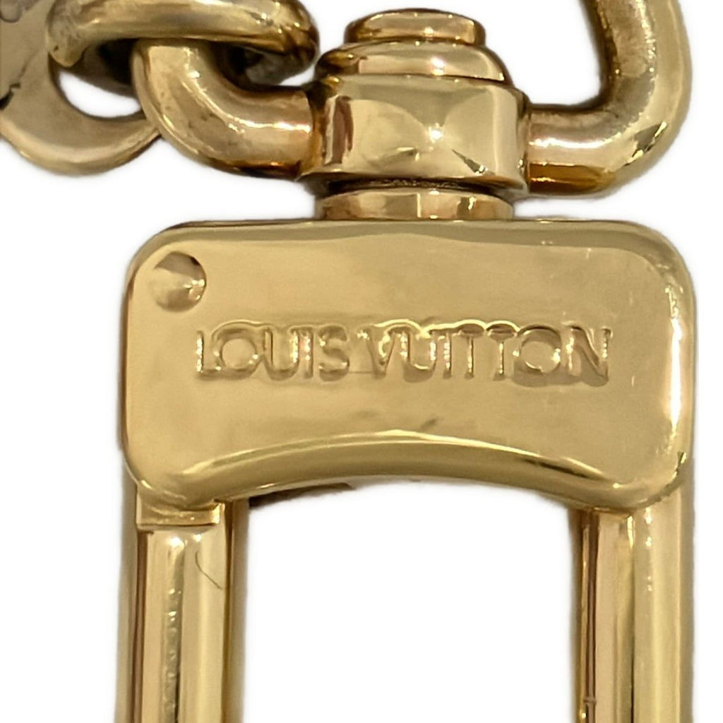 Louis Vuitton Key Holder 12 Porte Cles Confidance Gold Beige Darkbrown — view 3