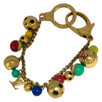 Louis Vuitton Key Holder Porte Cles Chenne Gruro Gold Multicolor — view 4