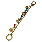 Louis Vuitton Key Holder Porte Cles Chenne Gruro Gold Multicolor — view 2