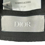 Dior Cap S Black Embroidery Oblique Cotton — view 5