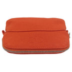 Hermes Bolide Pouch Mini Canvas Orange Silver — view 7