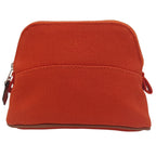 Hermes Bolide Pouch Mini Canvas Orange Silver — view 3