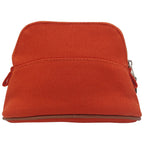 Hermes Bolide Pouch Mini Canvas Orange Silver — view 2