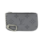 Louis Vuitton Monogram Eclipse Reverse Card Key Case Pochette Cles Coin &
