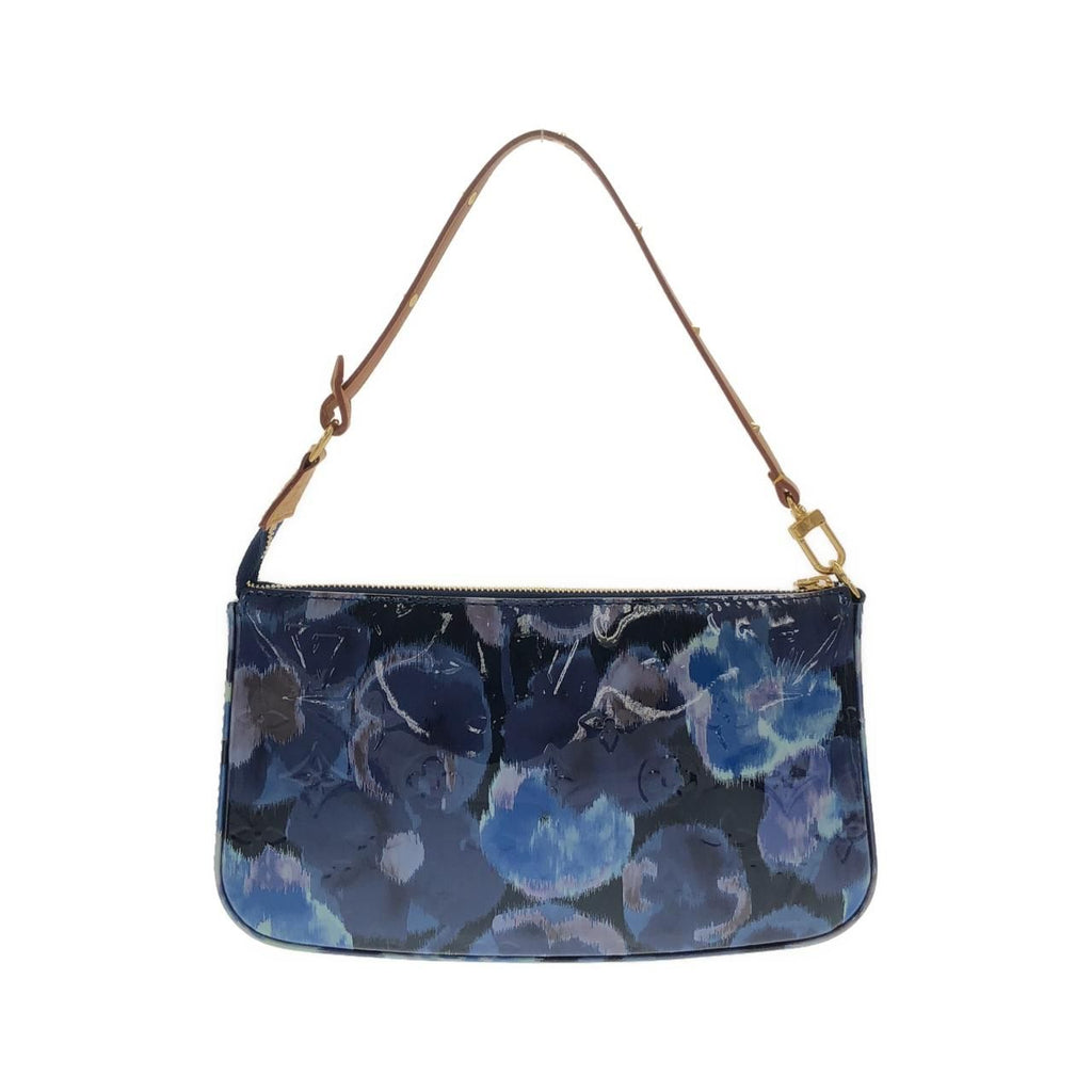 Louis Vuitton Monogram Vernis Flower Icat Pochette Soir Pouch — view 2