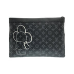 Louis Vuitton Monogram Eclipse Pochette Apollo — view 2