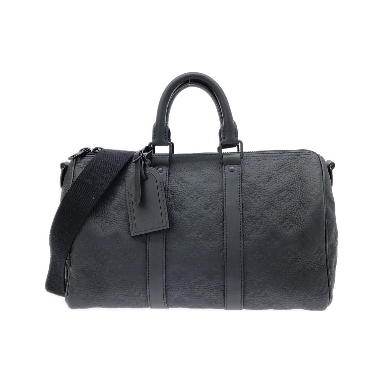 Louis Vuitton Taurillon Monogram Keepall Bandouliere 35 Boston