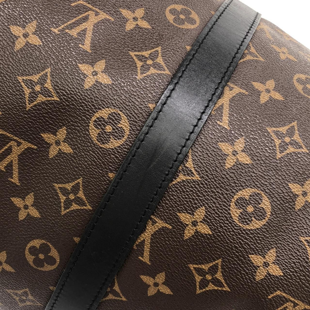 Louis Vuitton Monogram Macassar Keepall Bandouliere 55 Boston — view 5