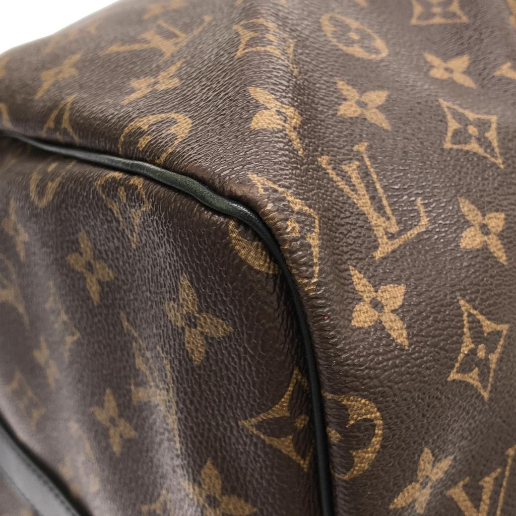 Louis Vuitton Monogram Macassar Keepall Bandouliere 55 Boston — view 3