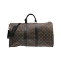 Louis Vuitton Monogram Macassar Keepall Bandouliere 55 Boston