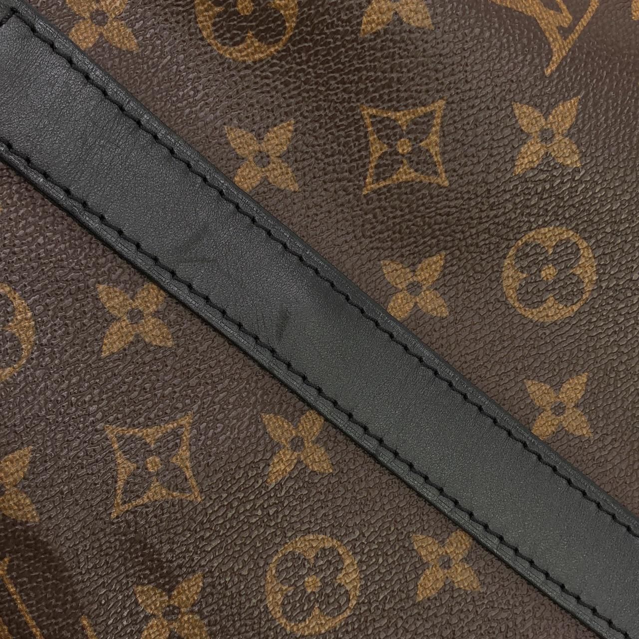 Louis Vuitton Monogram Macassar Keepall Bandouliere 55 Boston — view 6