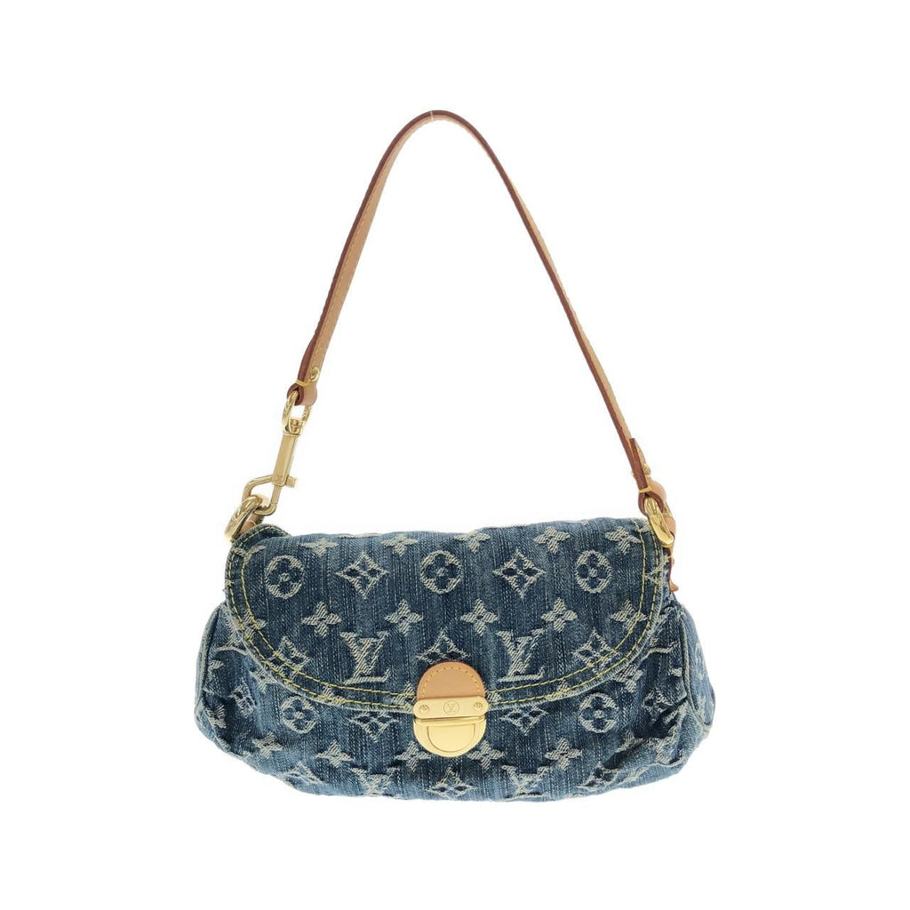 Louis Vuitton Monogram Denim Mini Pleaty Shoulder