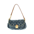 Louis Vuitton Monogram Denim Mini Pleaty Shoulder
