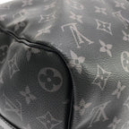Louis Vuitton Monogram Eclipse Keepall Bandouliere 45 Boston — view 2