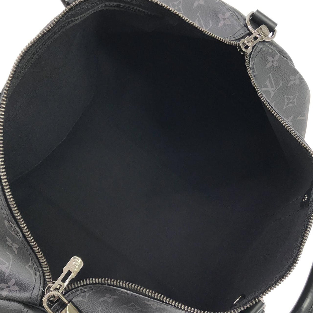 Louis Vuitton Monogram Eclipse Keepall Bandouliere 45 Boston — view 8
