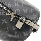 Louis Vuitton Monogram Eclipse Keepall Bandouliere 45 Boston — view 3