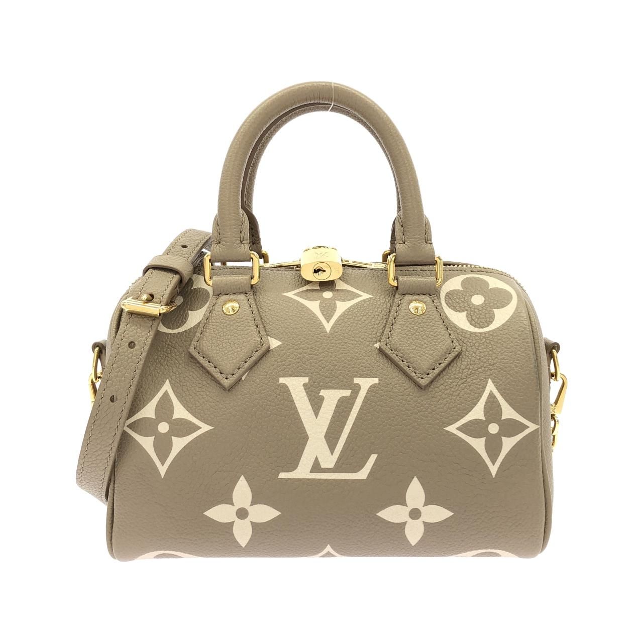 Louis Vuitton Bicolor Monogram Empreinte Speedy Bandouliere 20 Boston