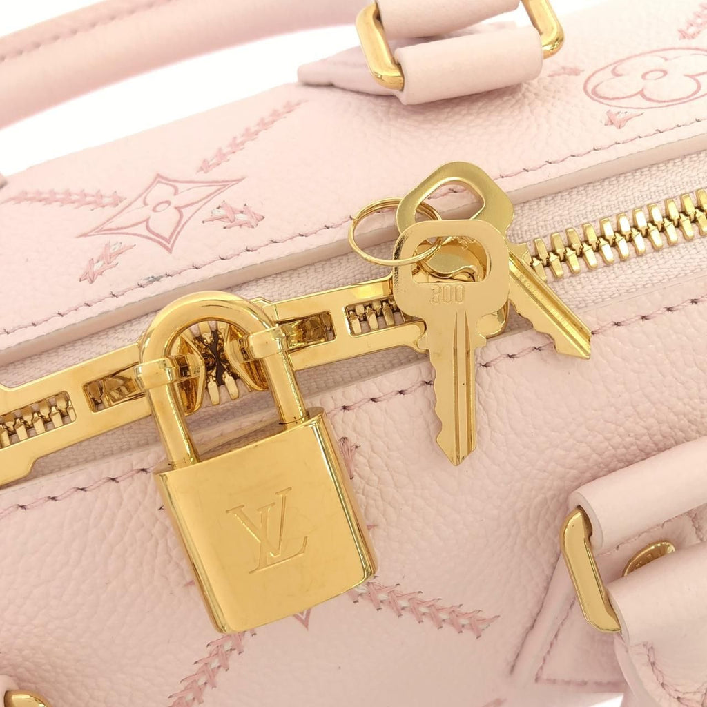 Louis Vuitton Monogram Empreinte Speedy Bandouliere 20 Boston — view 4