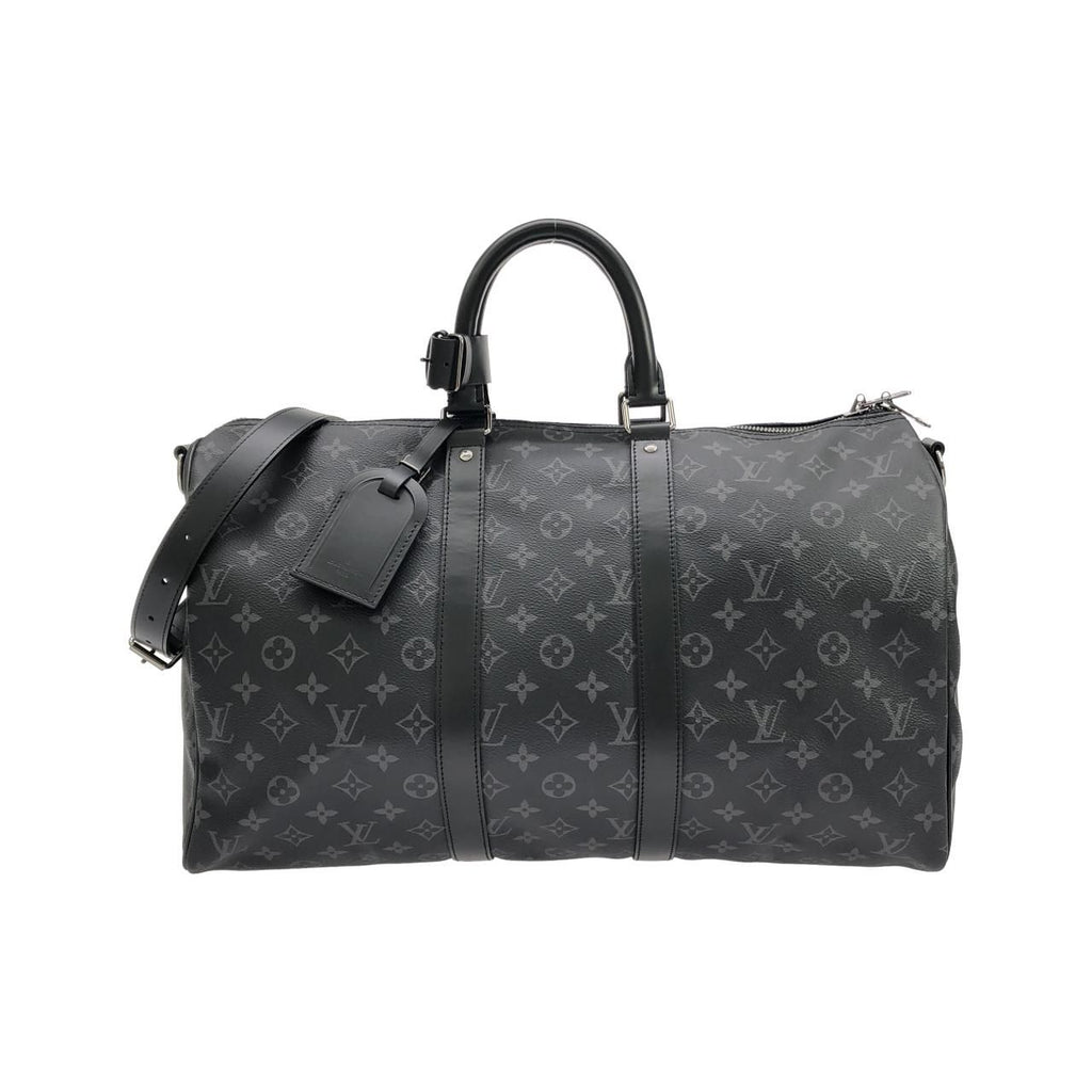 Louis Vuitton Monogram Eclipse Keepall Bandouliere 45 Boston