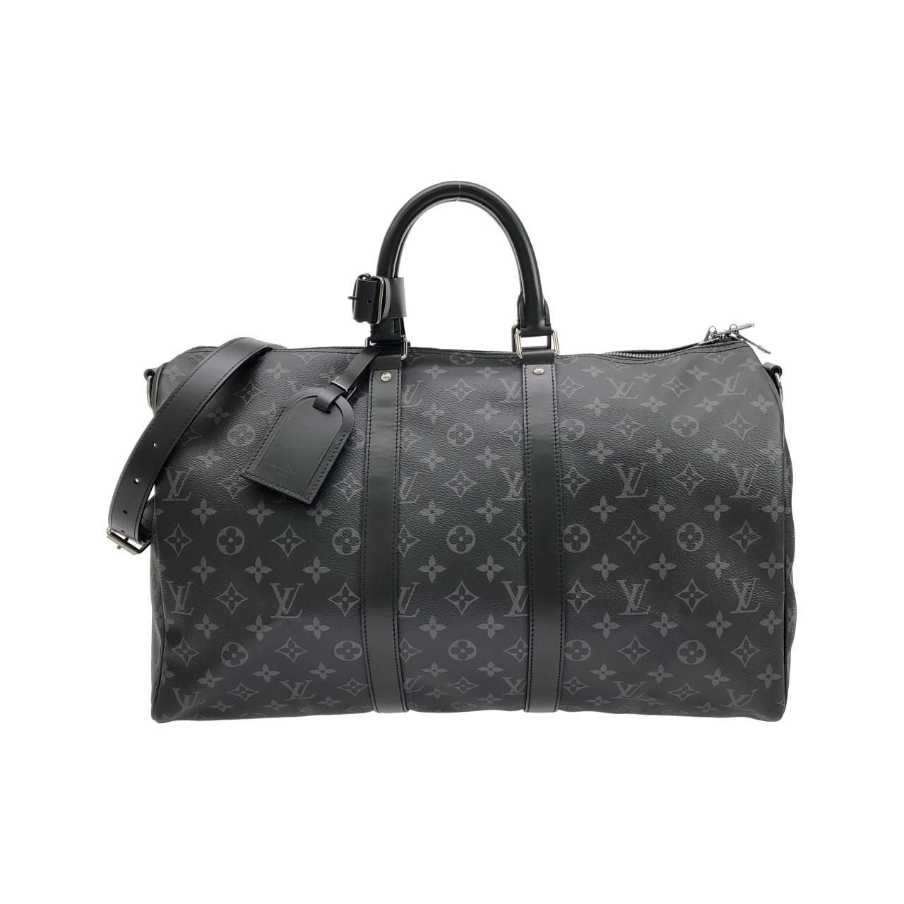 Louis Vuitton Monogram Eclipse Keepall Bandouliere 45 Boston