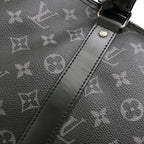 Louis Vuitton Monogram Eclipse Keepall Bandouliere 45 Boston — view 5