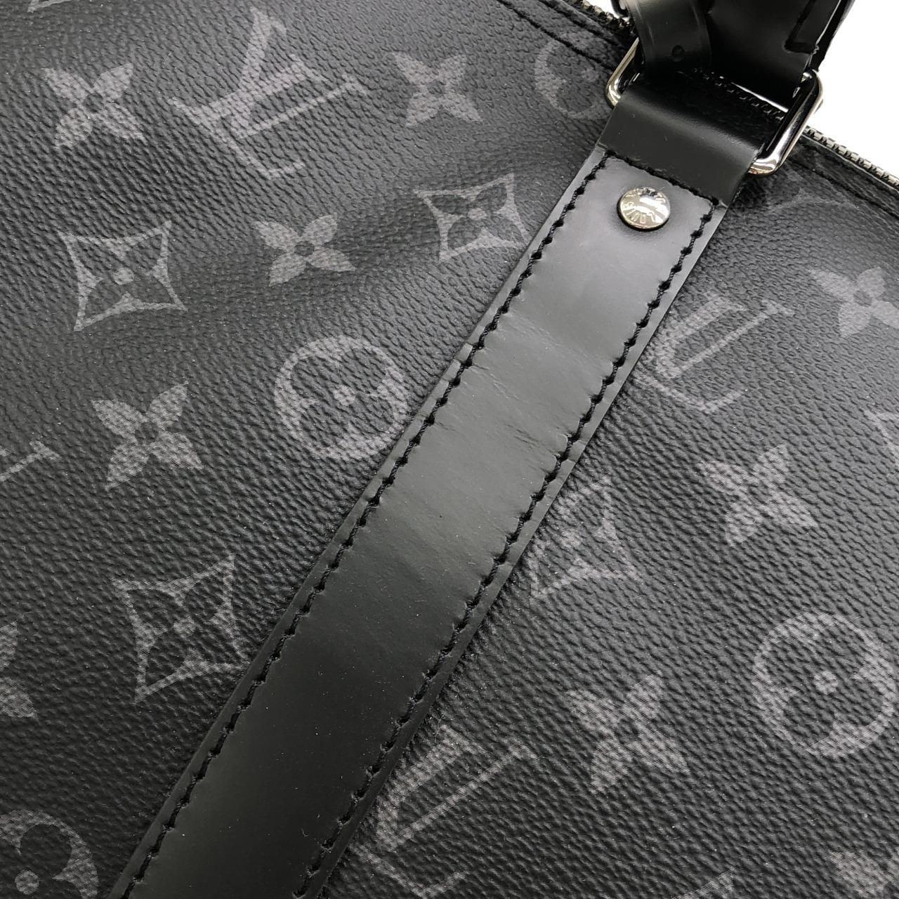 Louis Vuitton Monogram Eclipse Keepall Bandouliere 45 Boston — view 5