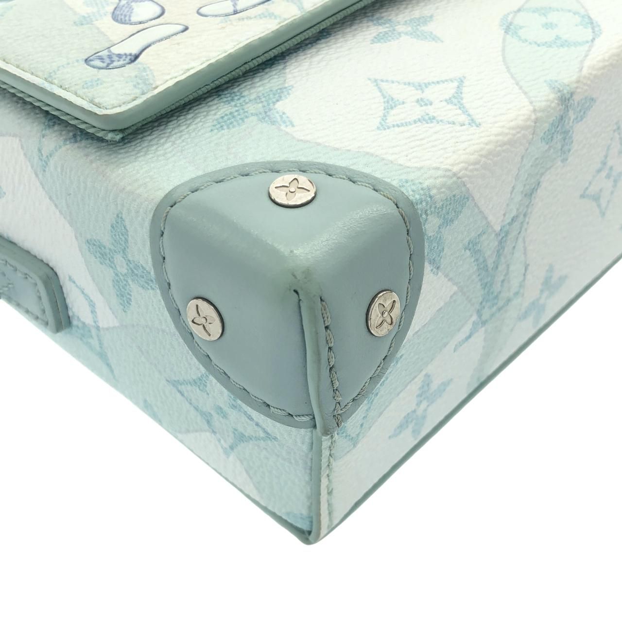 Louis Vuitton Monogram Aqua Garden Steamer Wearable Wallet Shoulder — view 3