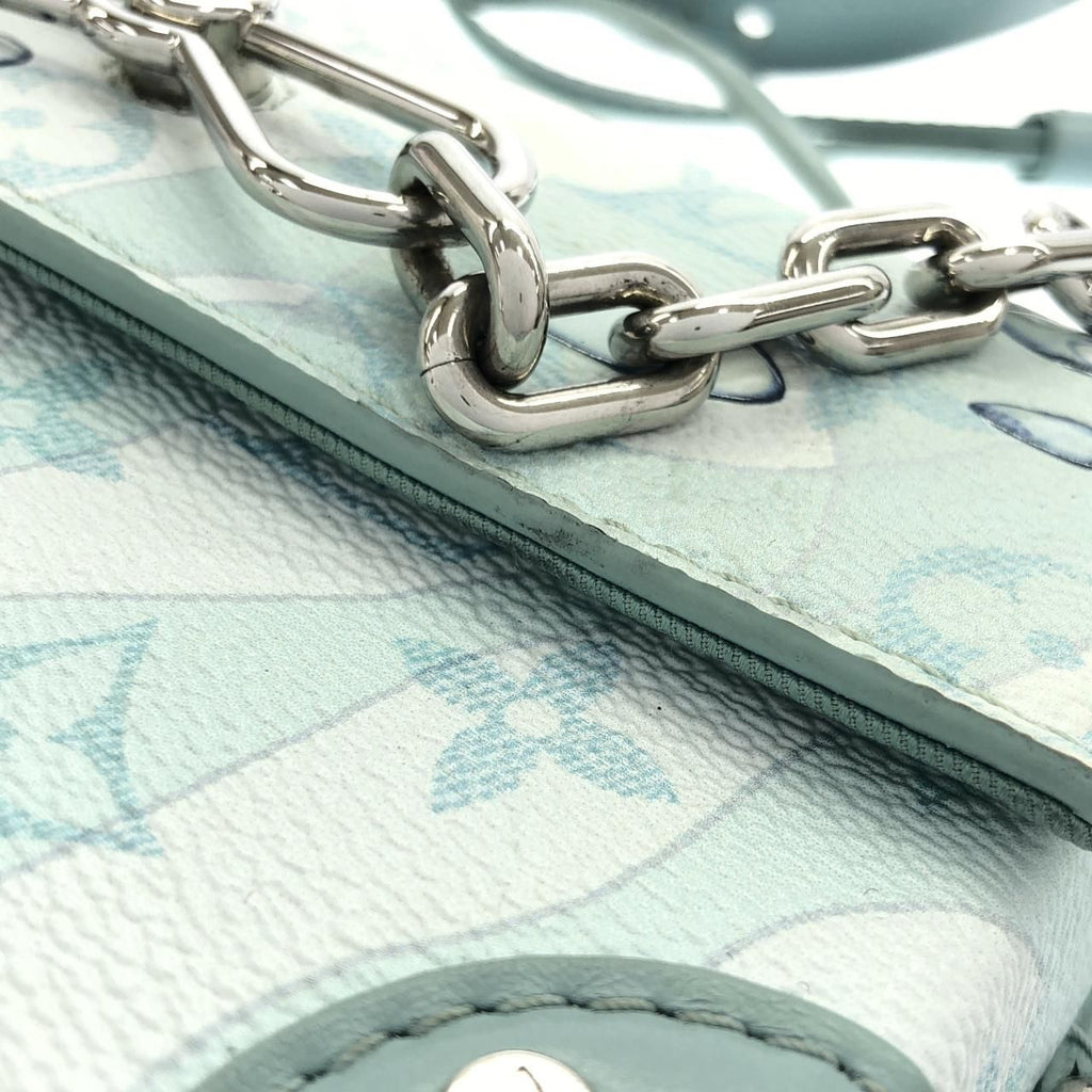 Louis Vuitton Monogram Aqua Garden Steamer Wearable Wallet Shoulder — view 4