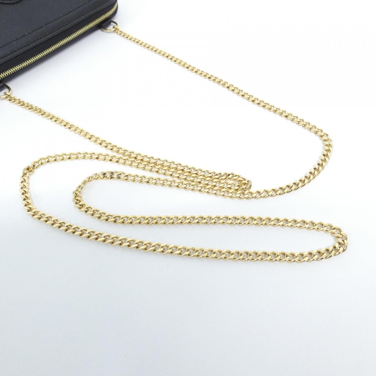 Celine Chain Clutch Cuir Triomphe Dr8 — view 6