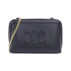 Celine Chain Clutch Cuir Triomphe Dr8