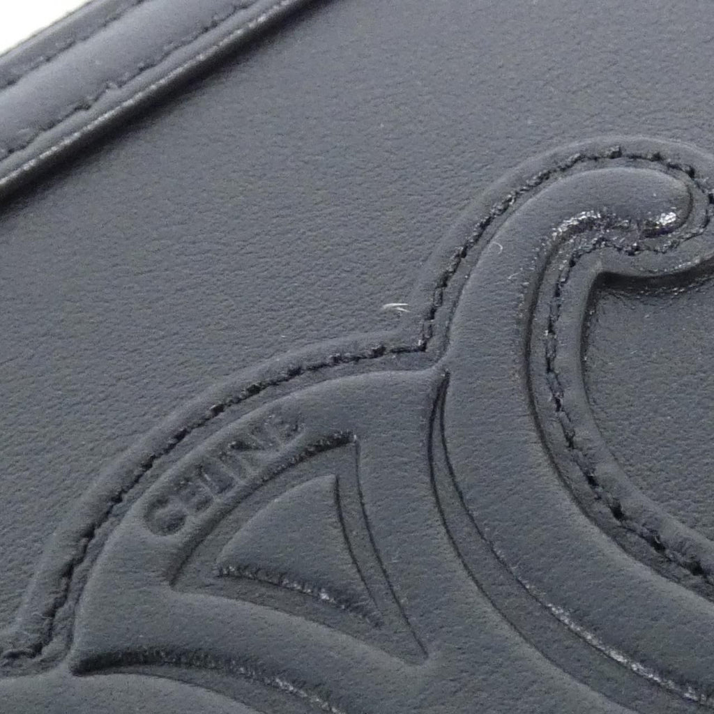 Celine Chain Clutch Cuir Triomphe Dr8 — view 4