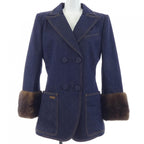 Fendi Denim Jacket Navy