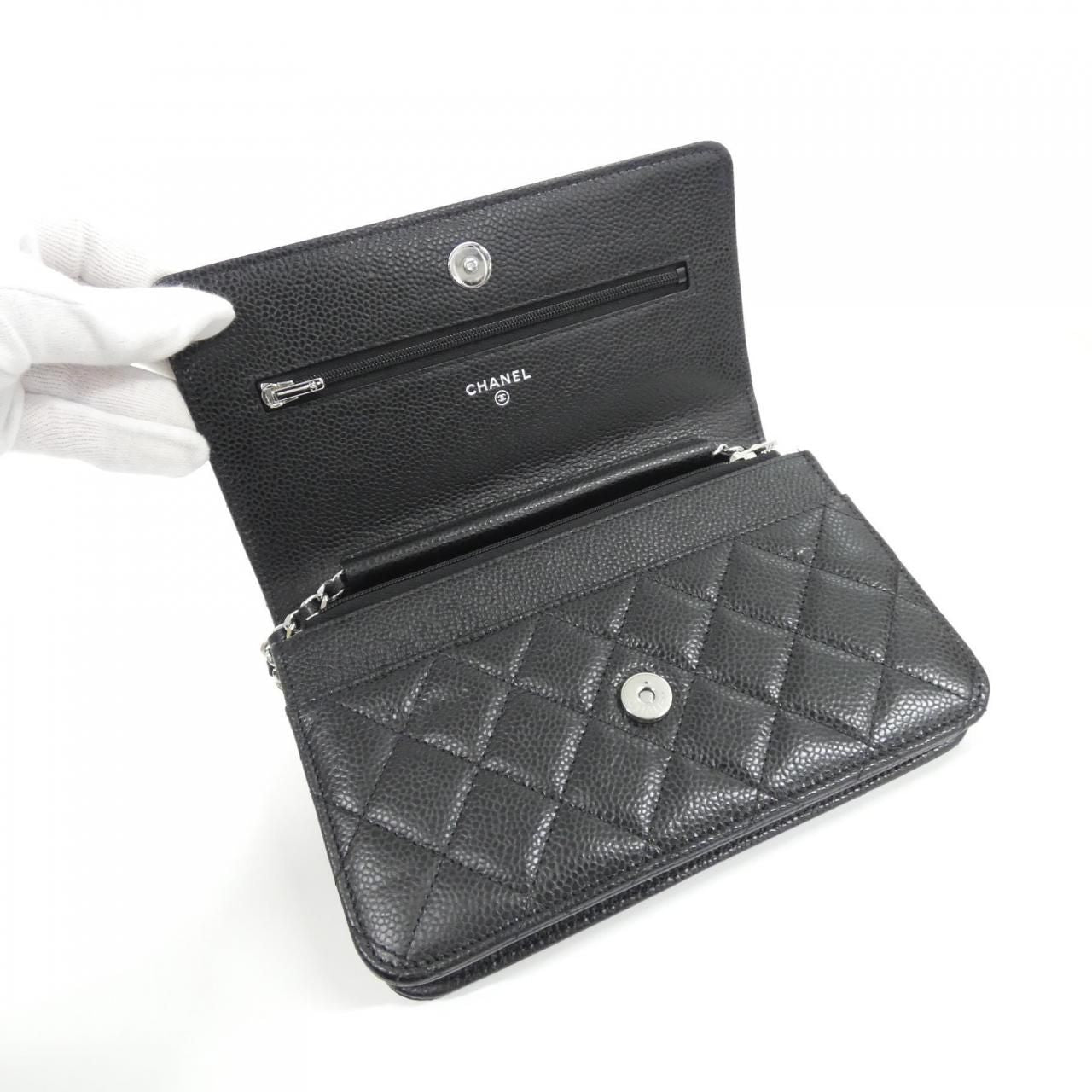 Chanel Timeless Classic Line Chain Wallet Shoulder — view 9