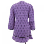 Chanel Collarless Jacket Purple — view 2