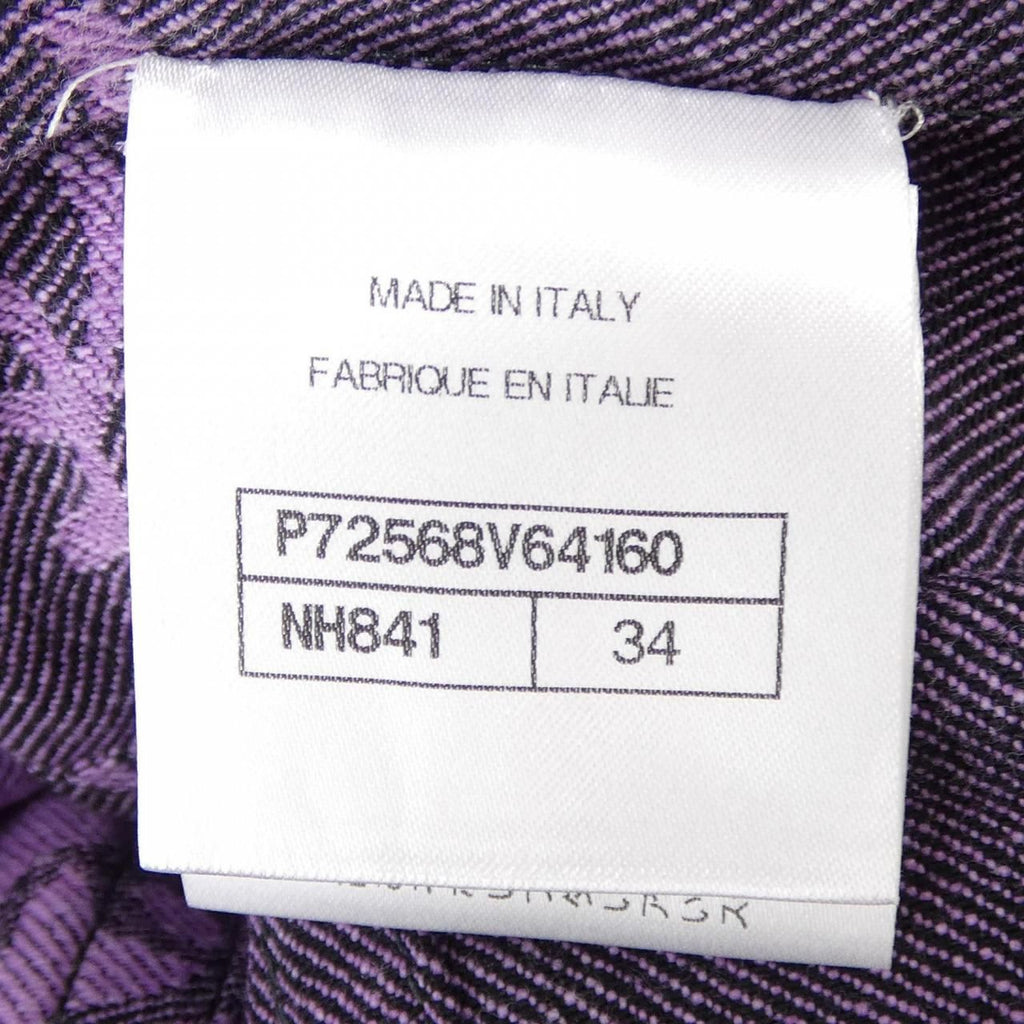 Chanel Collarless Jacket Purple — view 4
