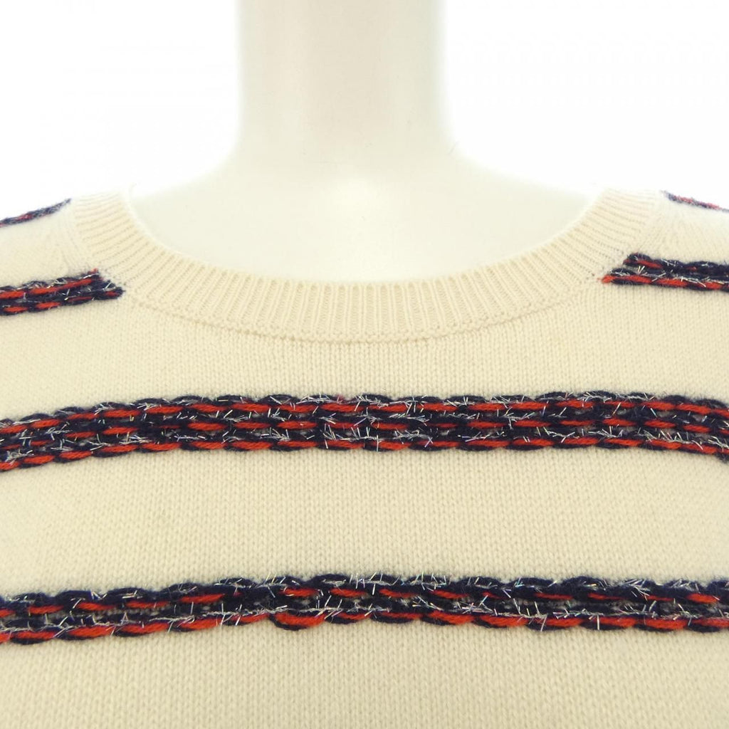 Chanel Knit Sweater White — view 5