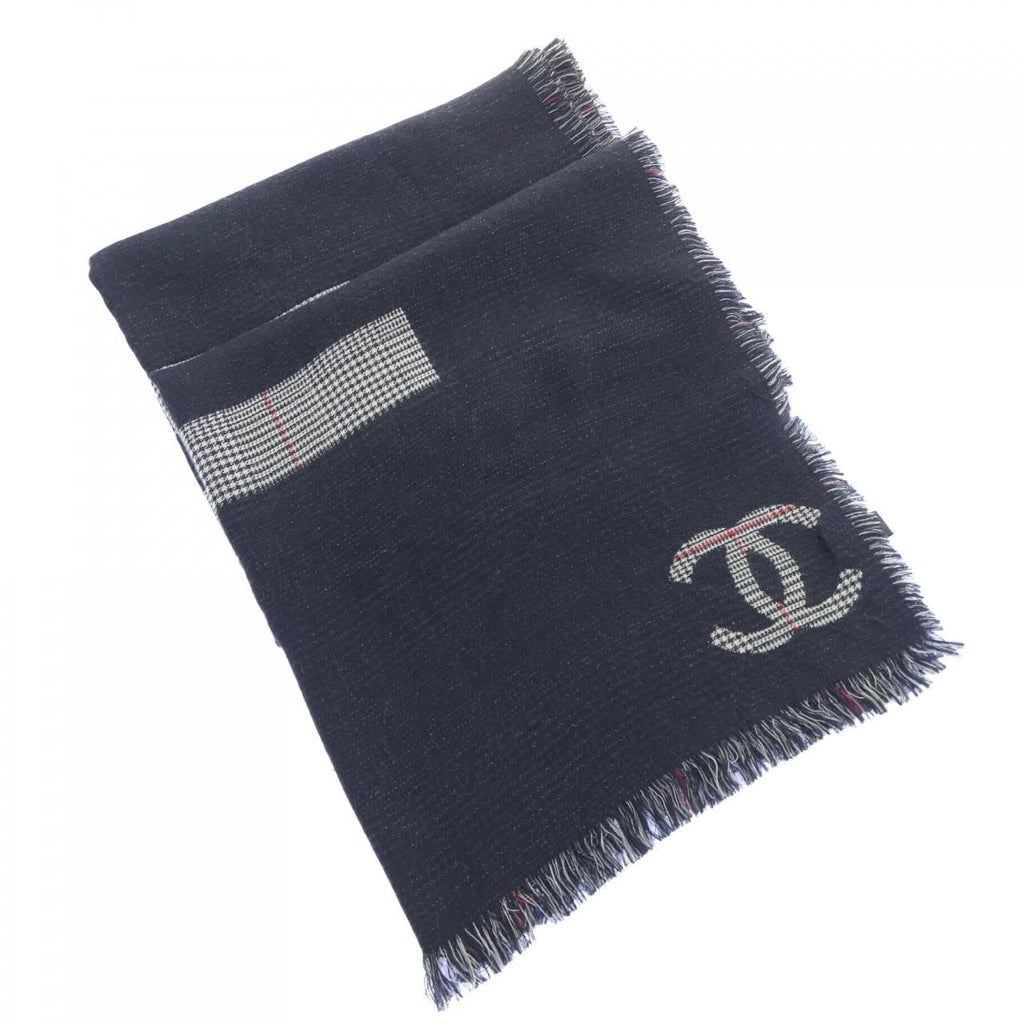 Chanel Stole Scarf Black